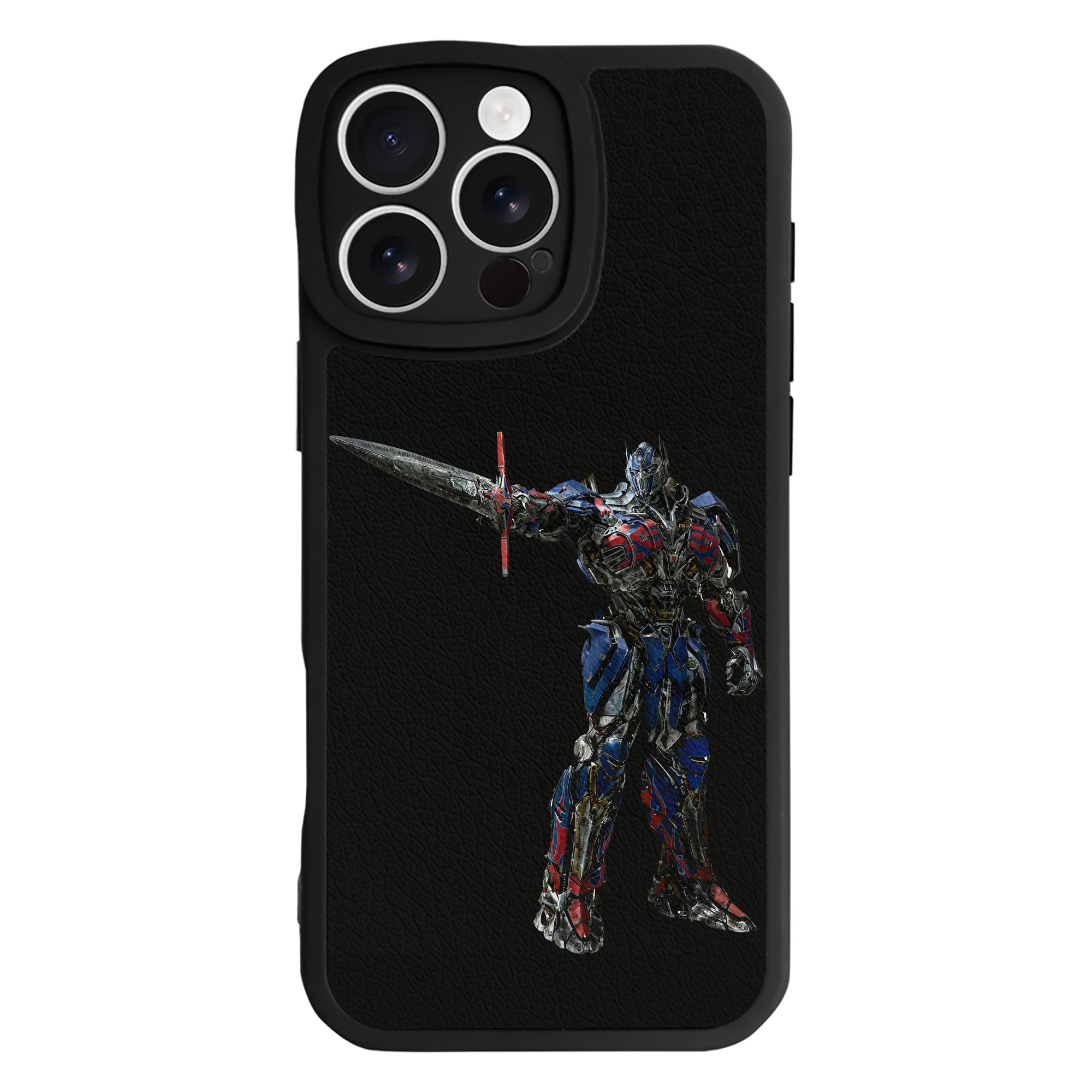 （画像用） Transformers トランスフォーマー 【iPhone 16シリーズ対応】シリコンスマホケース（レザー調） 材質：シリコン